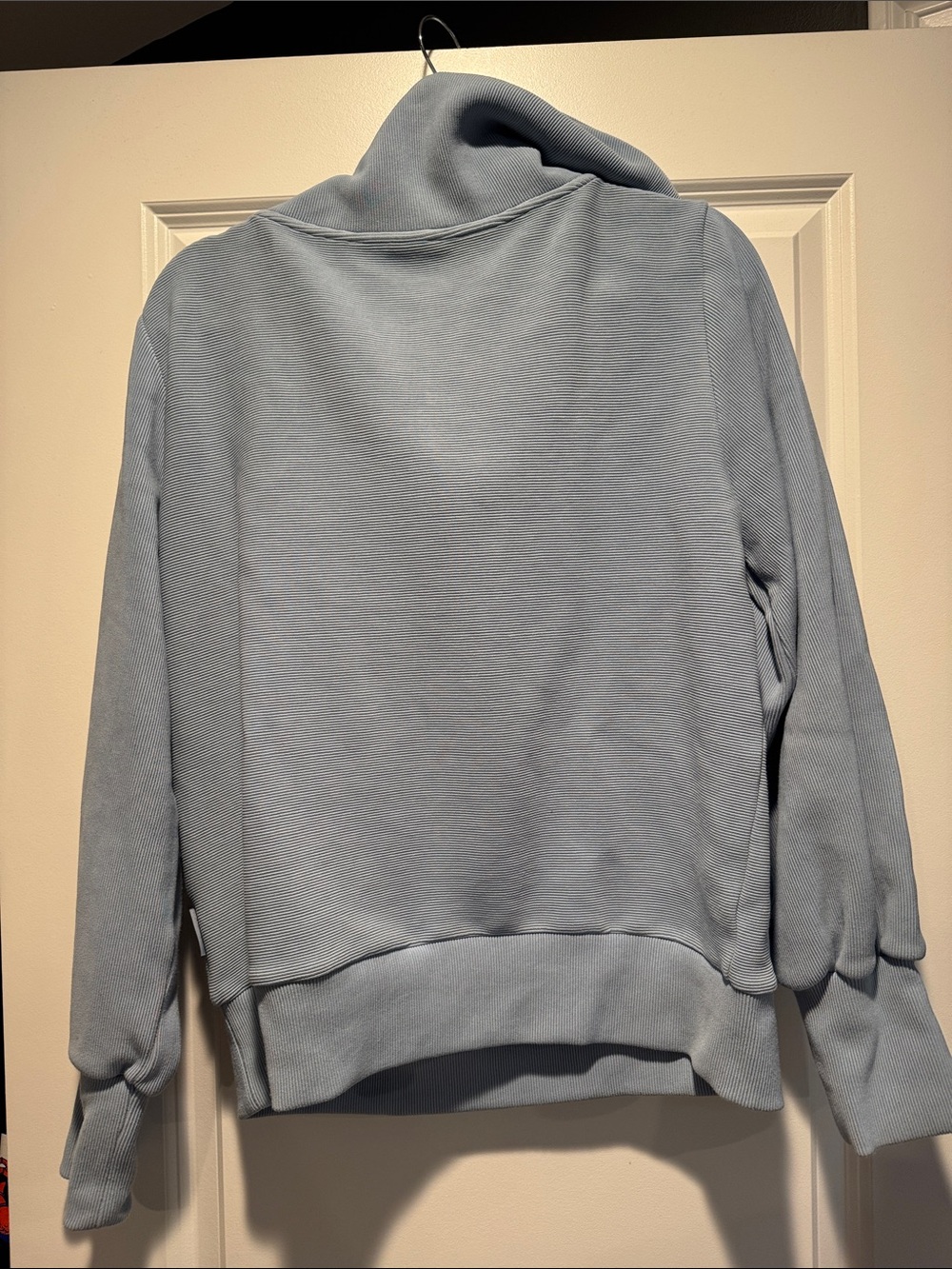 Varley Light Blue Half-Zip Funnel Neck Pullover - Picture 5 of 5